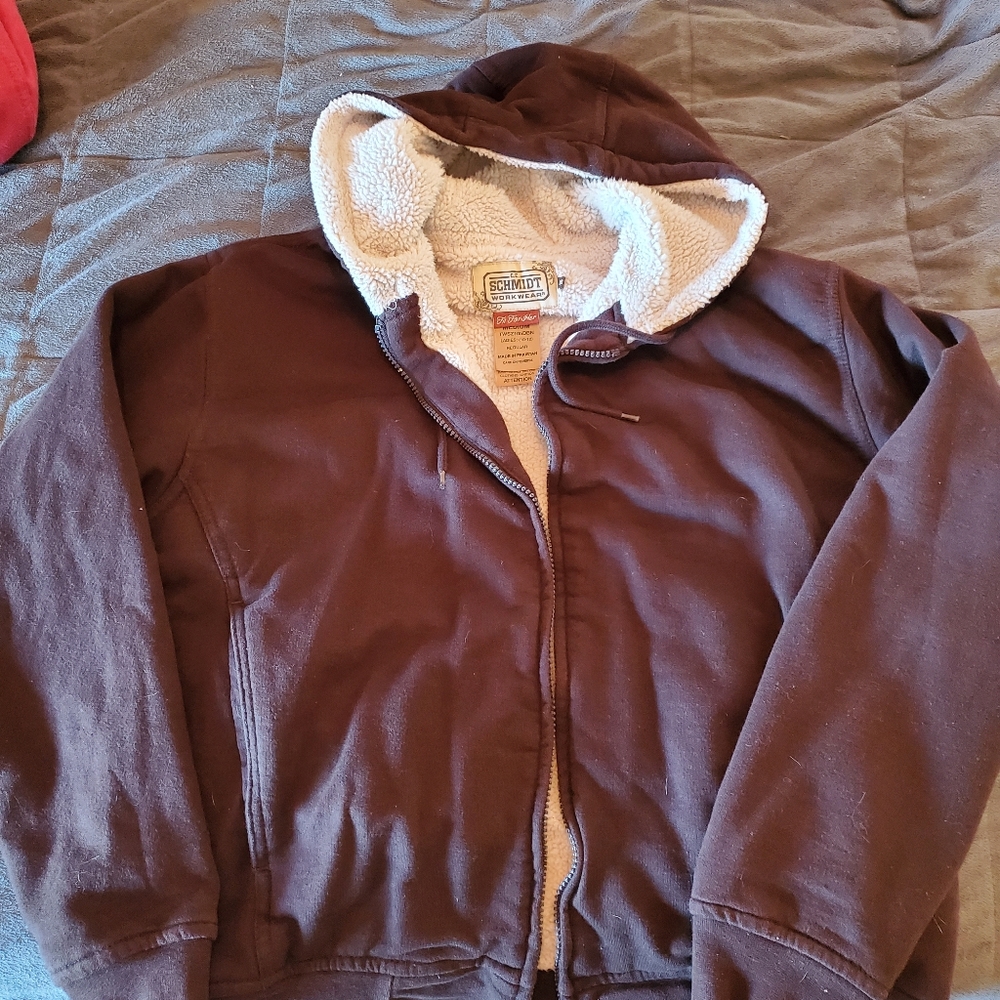 2 Schmidt ladies fleece lined sweatshirts